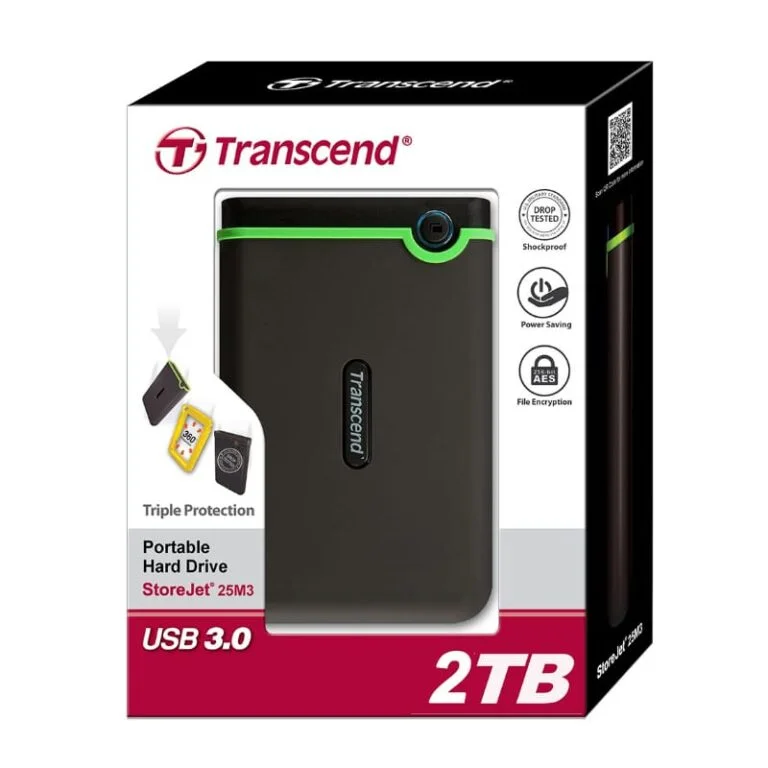 Transcend 2TB USB 3.1 External Hard Drive